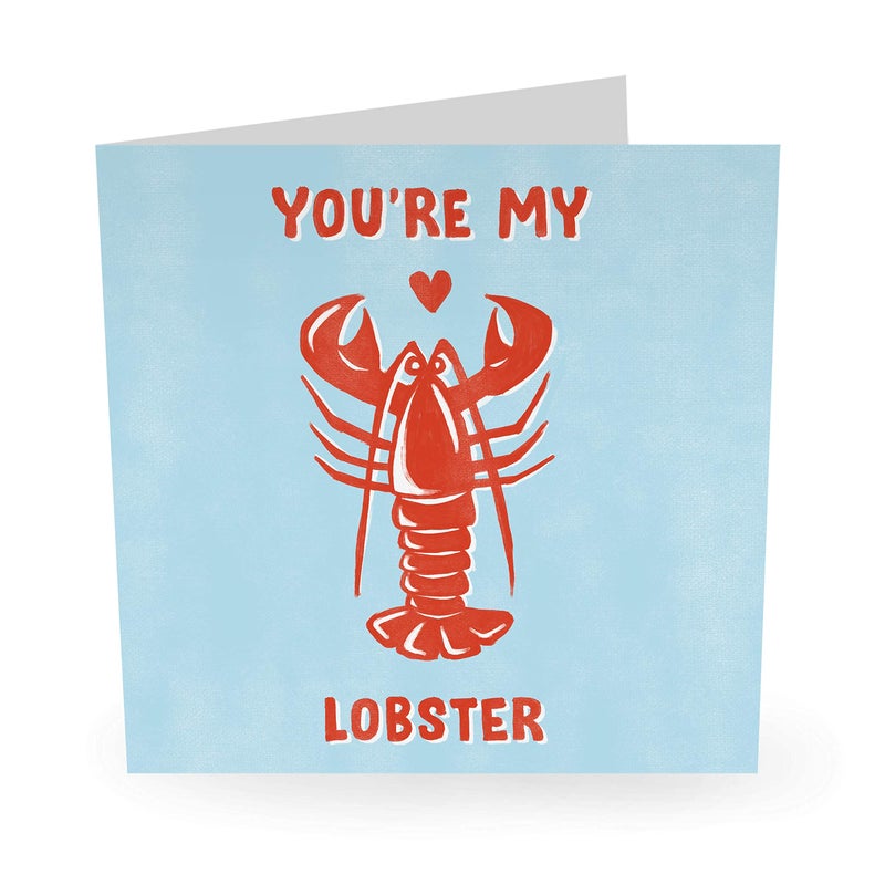 CENTRAL 23 Anniversary Card for Men Women - Youâ€™re My Lobster - Friends Quote - Romantic Valentines Day Card For Him Her Boyfriend Girlfriend - Anniversary Card For Wife Husband - Image 2